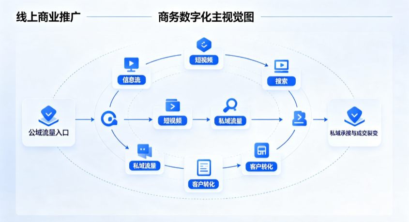 桃山区线上商业推广怎么做？全域流量闭环搭建与低成本转化实战指南